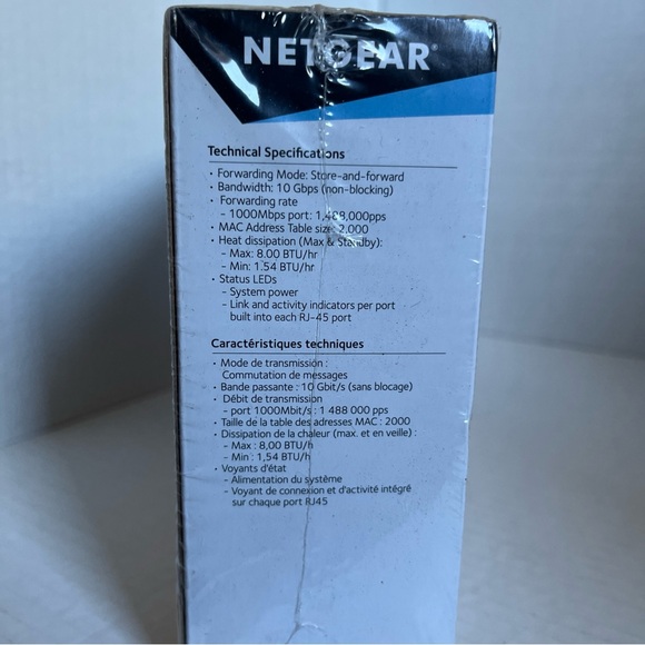 NETGEAR GS305 5-Port Gigabit Ethernet Switch - BRAND NEW FACTORY SEALED - Picture 5 of 6